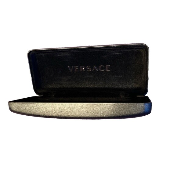 Small Versace Authentic Hard Eyeglasses Case  and‎ Cleaning Cloth - Picture 4 of 7
